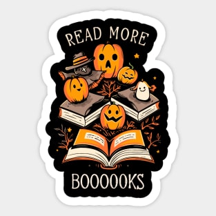 Spooky Teacher Halloween TShirt, Librarian Top, Book Lover's Trick or Treat Apparel, Gift for bookworms Sticker